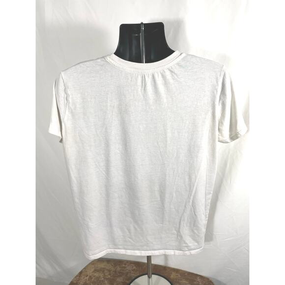 NASCAR Graphic T-Shirt White Racing Car Tee 2XL fits Medium - Picture 2 of 7